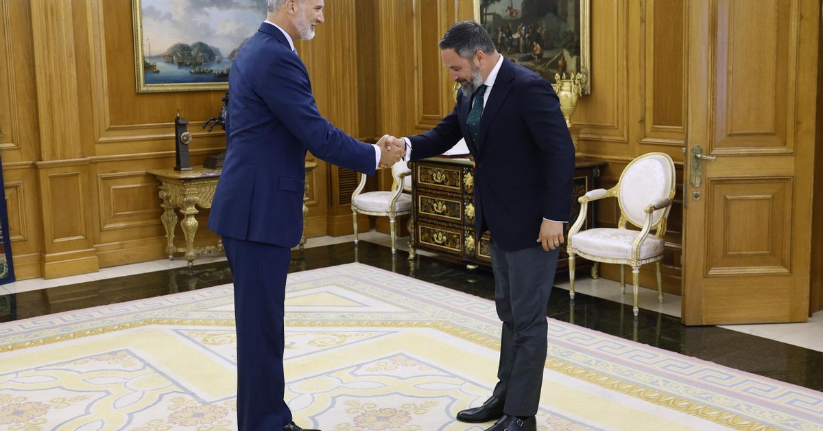 Abascal no acude al acto de la Constitución presidido por el rey y pone ...