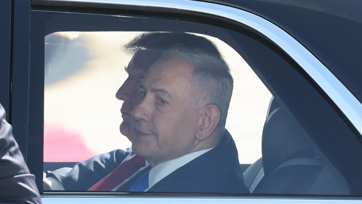 Trump y Netanyahu, parten del Aeropuerto Ben Gurión en Tel Aviv, Israel.