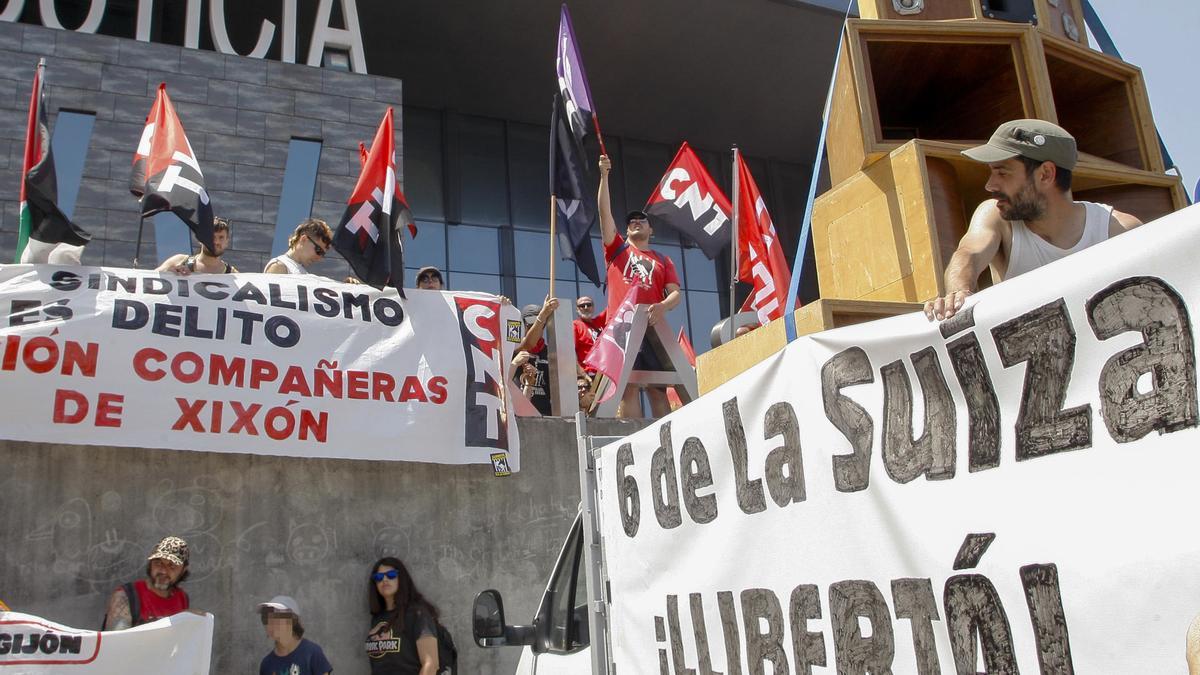 'Las seis de la Suiza' ingresarán en prisión inmediata por su acción sindical