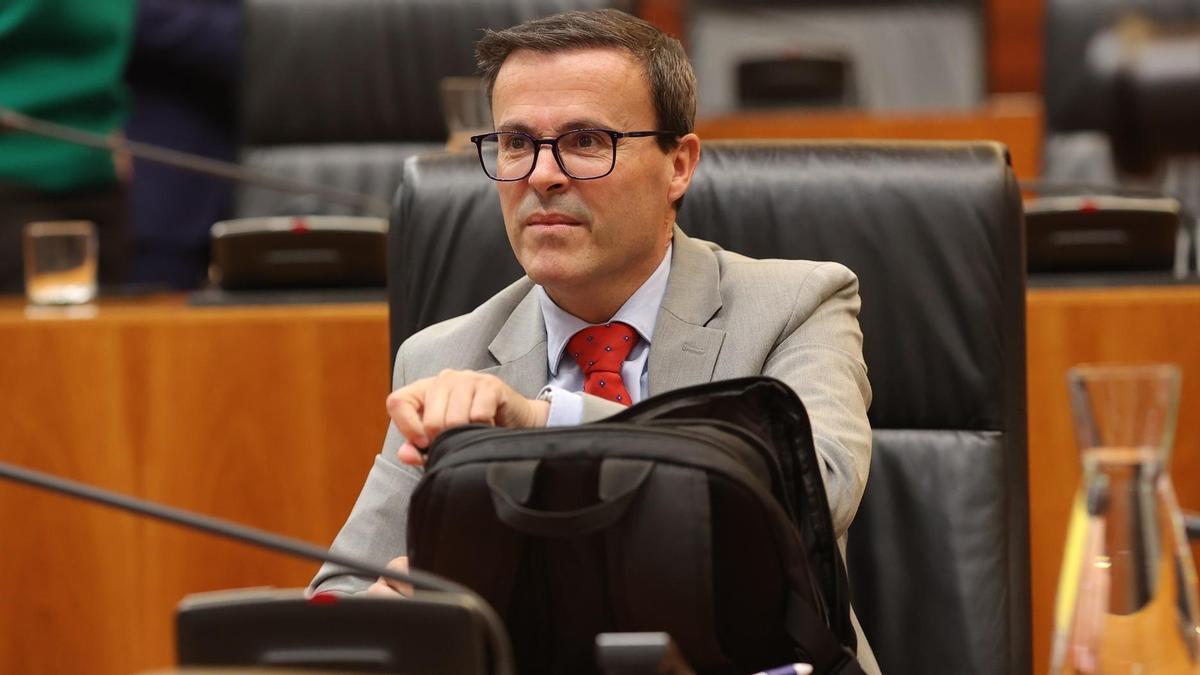 Miguel Ángel Gallardo en el debate sobre el estado de la region de extremadura