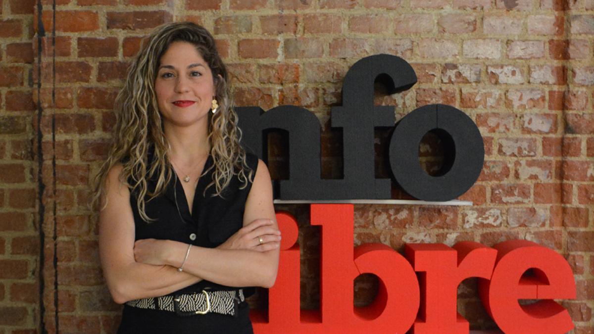 Lara Hernández (Movimiento Sumar), en la redacción de infoLibre