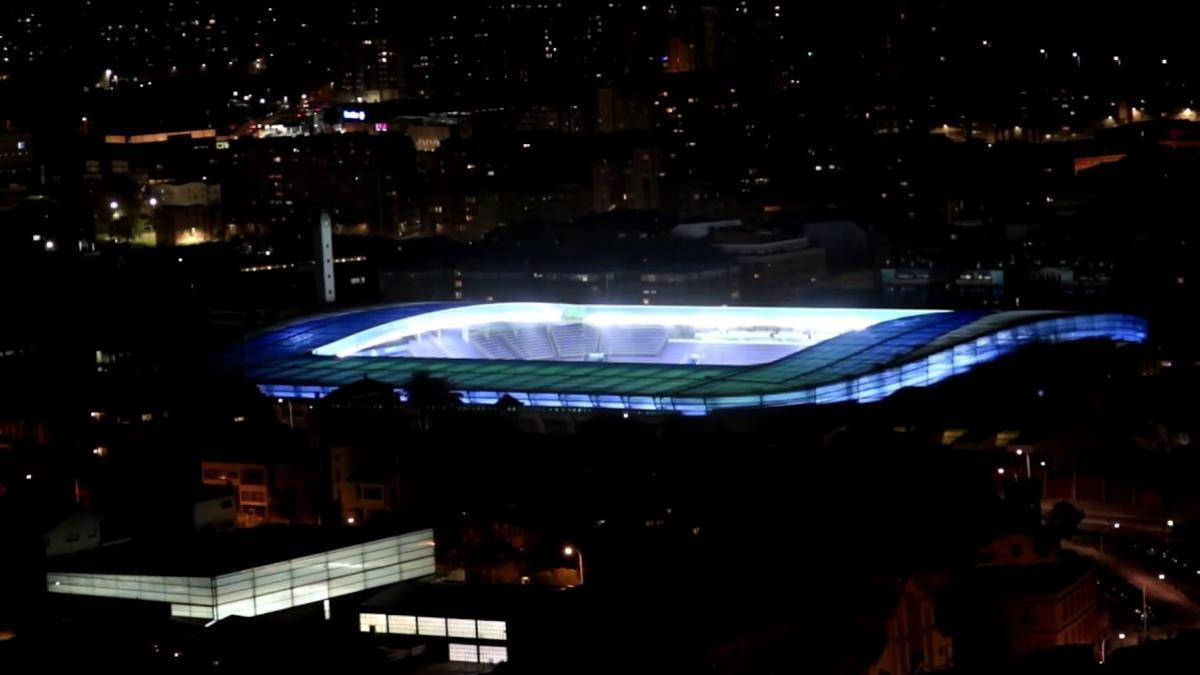 Estadio de Riazor, en A Coruña.