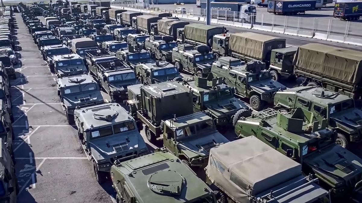 Casi 1.000 militares, 230 vehículos y 25 contenedores del Ejército de Tierra están ya listos para participar en Alemania en el mayor ejercicio militar del año de la OTAN.