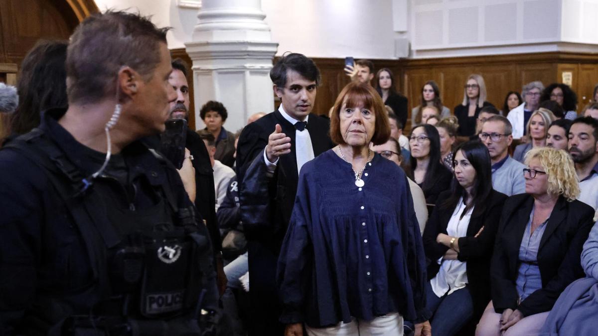 Gisèle Pelicot reaparece entre aplausos en el juicio de apelación de un condenado que niega que la violara