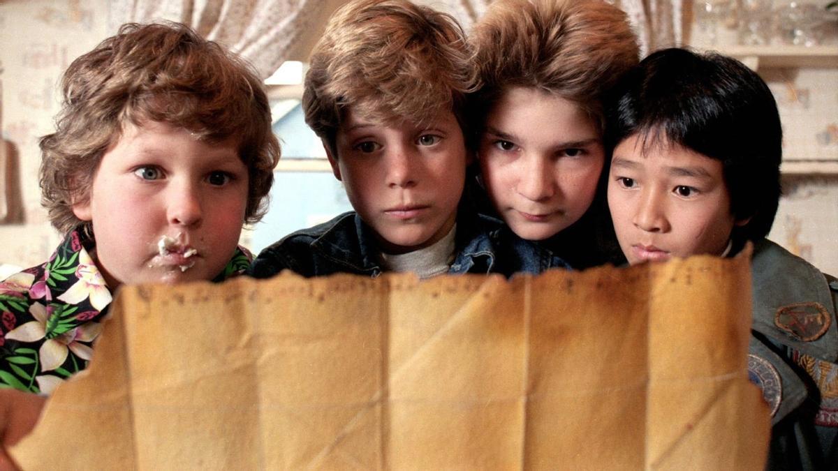 Los protagonistas de 'Los Goonies'.