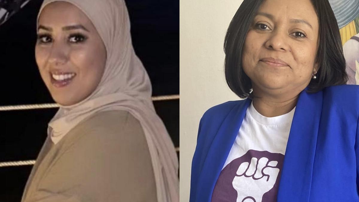 Meryem Lahjaji y Maryorit Guevara. Fotos cedidas