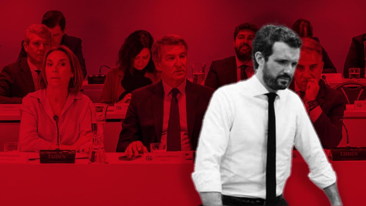 Sin noticias de Casado, el presidente 'olvidado' del PP sin asiento reservado en el congreso de Feijóo