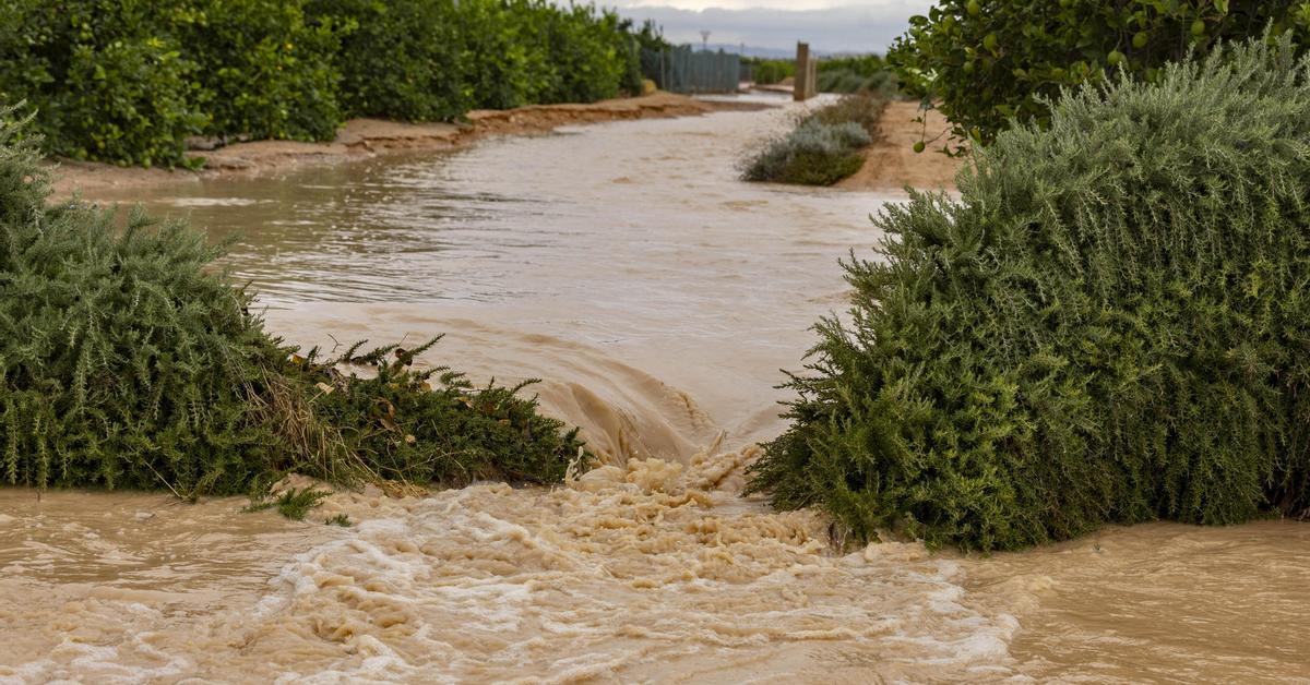 Baja el nivel de las ramblas en Murcia y se descarta el riesgo de que se desborden