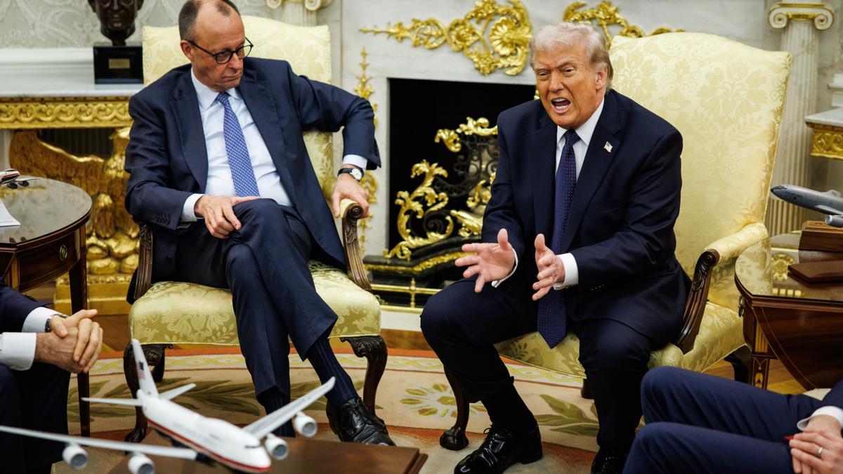 Merz y Trump, en la Casa Blanca.