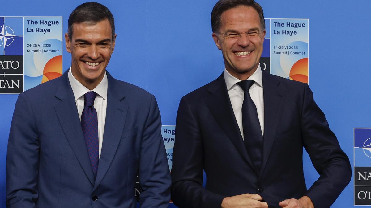 Rutte dice que con España hay un “acuerdo sobre no estar de acuerdo” sobre gasto militar