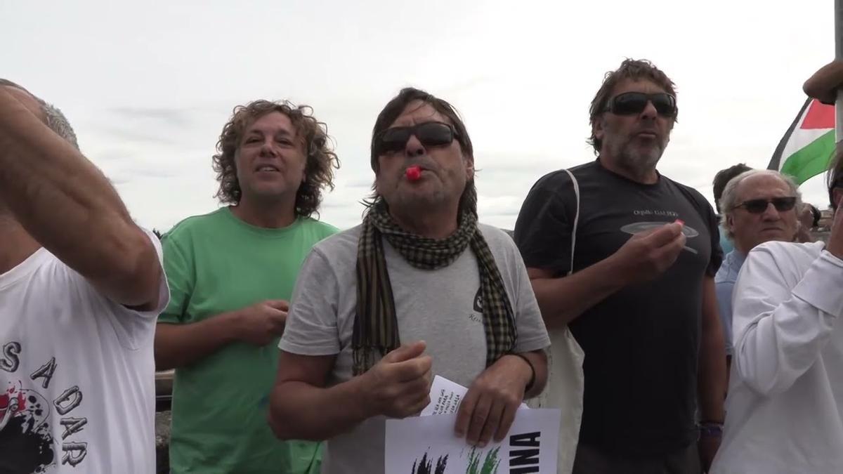 Las protestas por Palestina obligan a adelantar ocho kilómetros la meta de La Vuelta