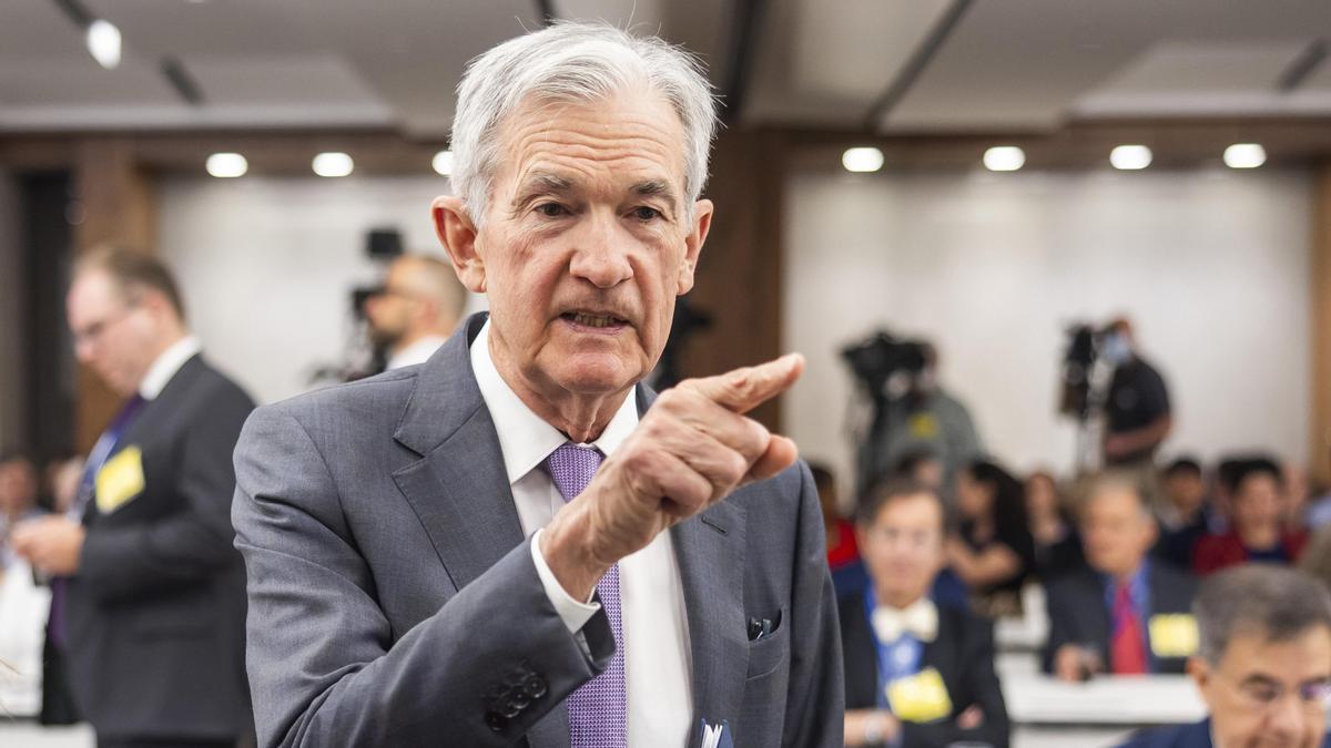 Fotografía de archivo del presidente de la Reserva Federal de EEUU, Jerome Powell.