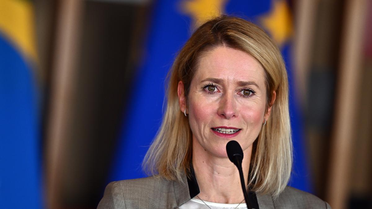 La alta representante de la Unión Europea para Asuntos Exteriores y Seguridad, Kaja Kallas.