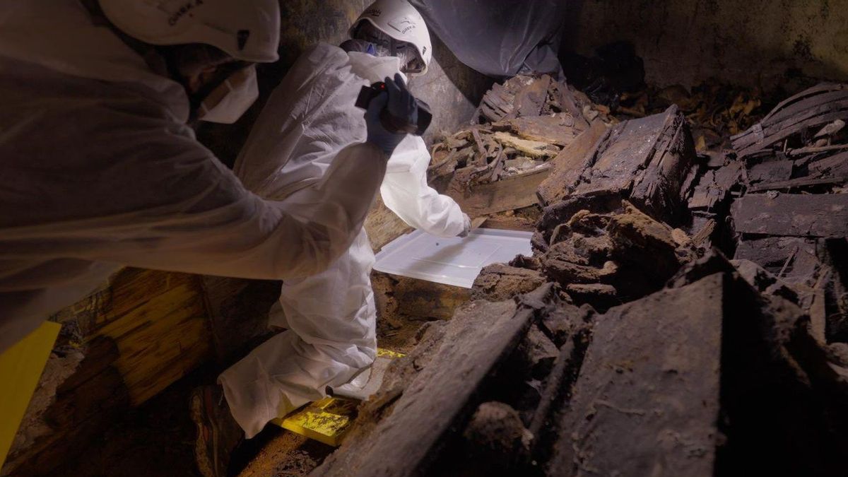 Fotograma del documental 'Cuelgamuros: entre lo difícil y lo imposible' de RTVE.