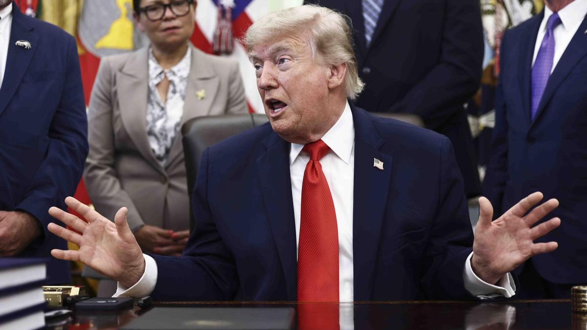 El presidente de Estados Unidos, Donald Trump.