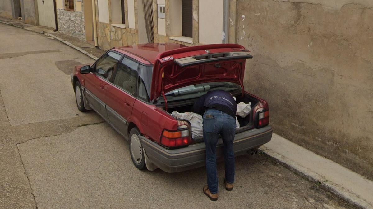 Imagen de Google StreetView que señaló a los supuestos asesinos de un hombre en Soria en 2023.
