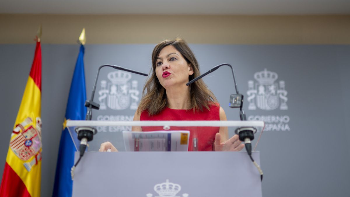 La ministra de Juventud e Infancia, Sira Rego, ofrece declaraciones a los medios tras la Conferencia Sectorial de Infancia y Adolescencia.