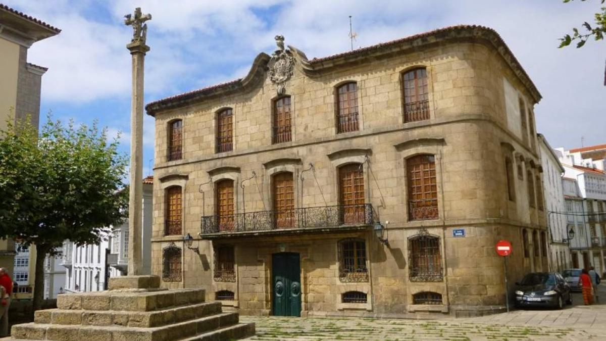 Casa Cornide, en A Coruña, propiedad de la familia Franco
