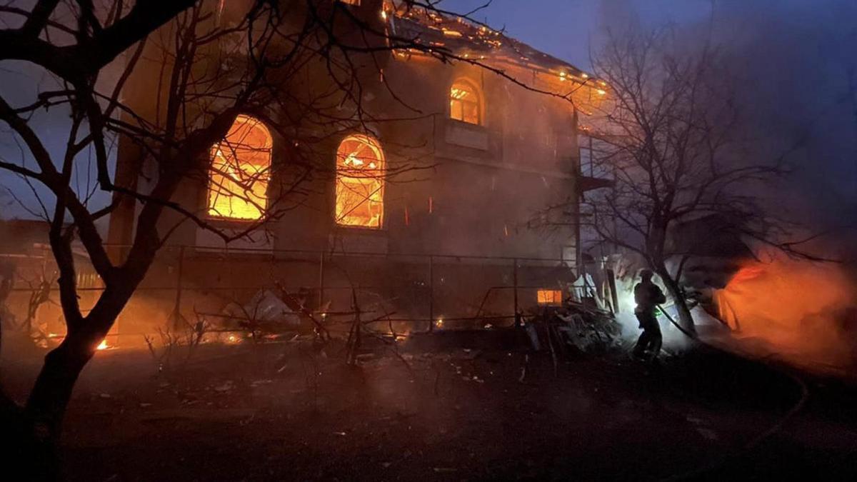 Duros ataques rusos en Ucrania