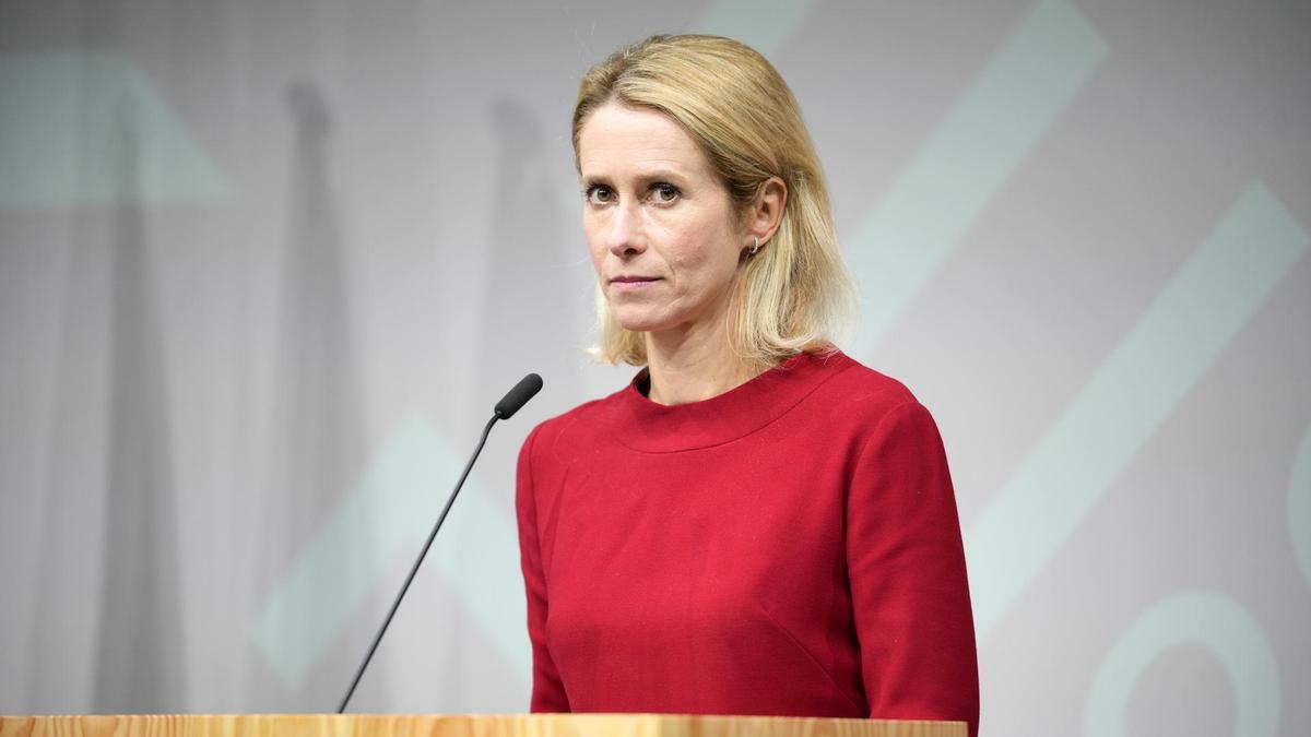 La Alta Representante de la UE, Kaja Kallas, ofrece una rueda de prensa tras una reunión informal de ministros de Asuntos Exteriores de la UE en Copenhague.