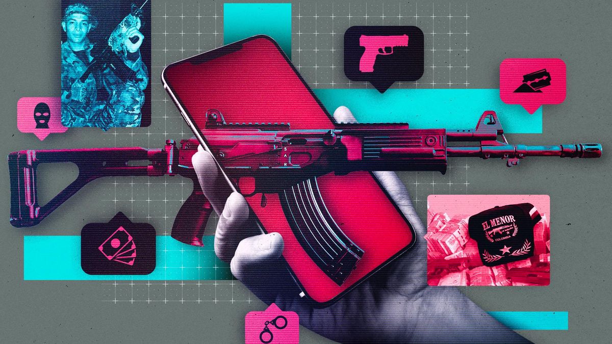Fusiles y Facebook: cómo el mayor 'narcoinfluencer' de Colombia convirtió las redes sociales en un arma