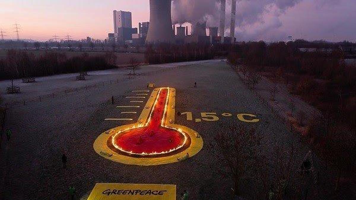 Acto de Greenpeace.