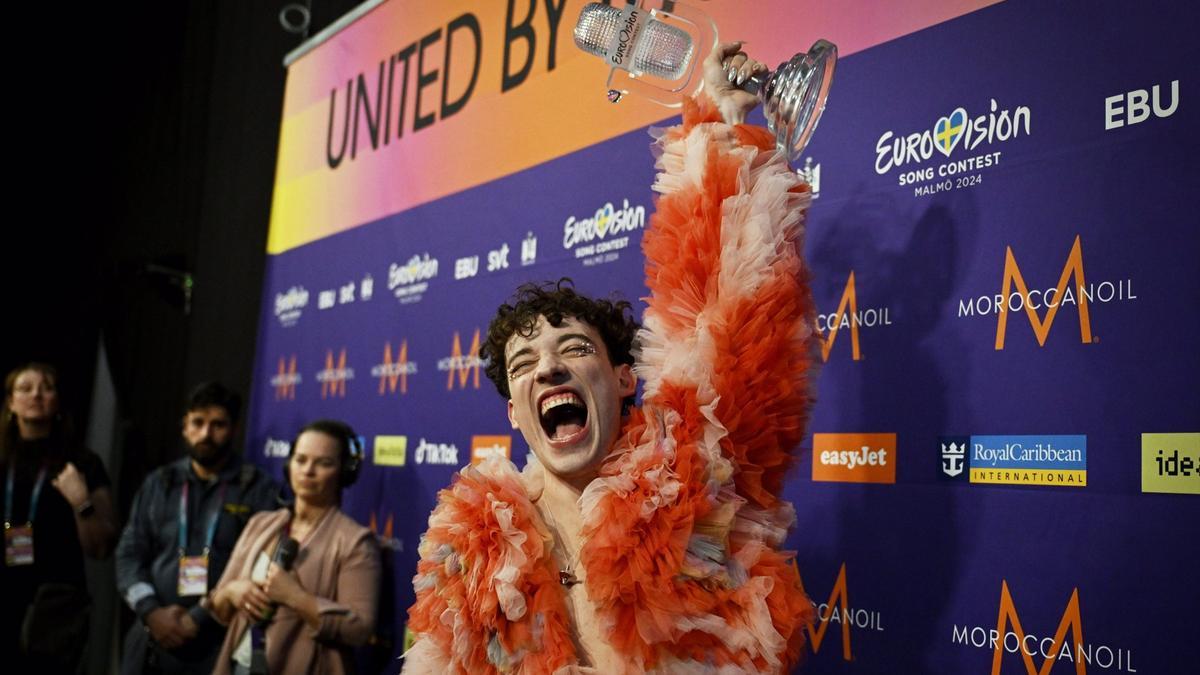 Eurovisión se resquebraja: el ganador de 2024 devuelve el trofeo por la participación de Israel