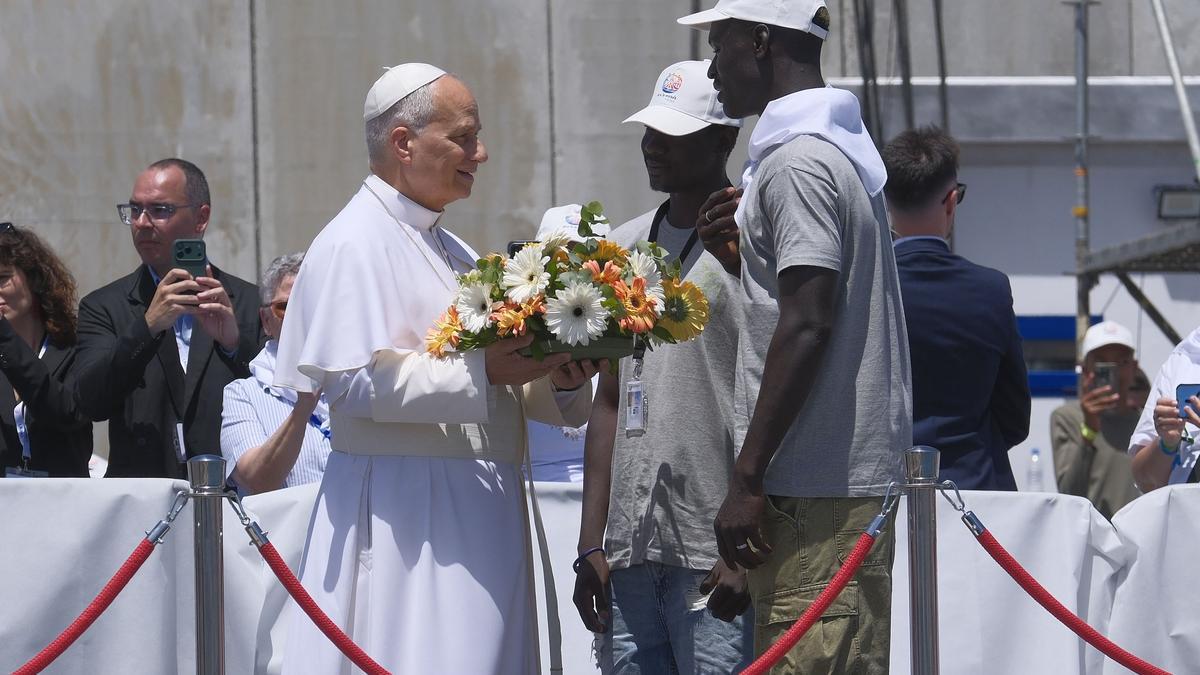 El papa León XIV visita Canarias.