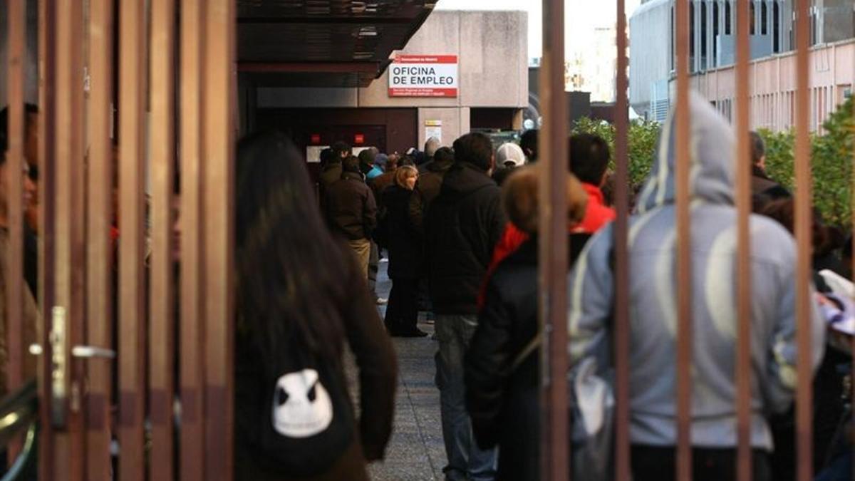 Oficina de Empleo en la Comunidad de Madrid.