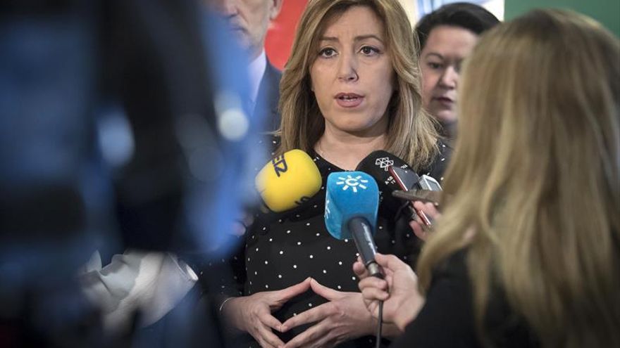 La presidenta andaluza y precandidata a las primarias del PSOE, Susana Díaz.