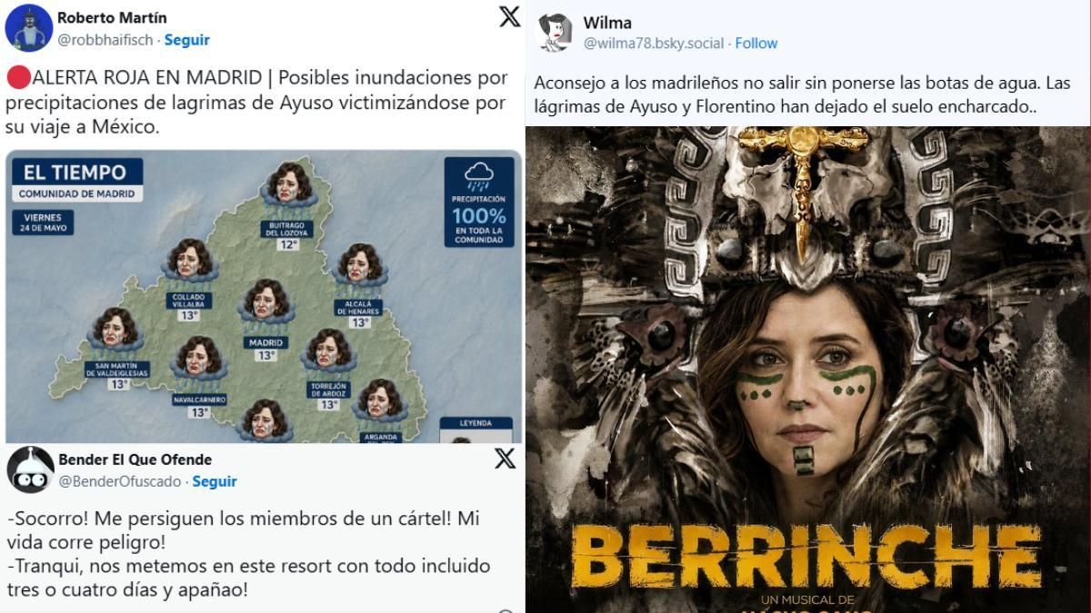 "Está claro que en Madrid nos están poniendo algo en el agua", Ayuso y Florentino en los memes de la semana