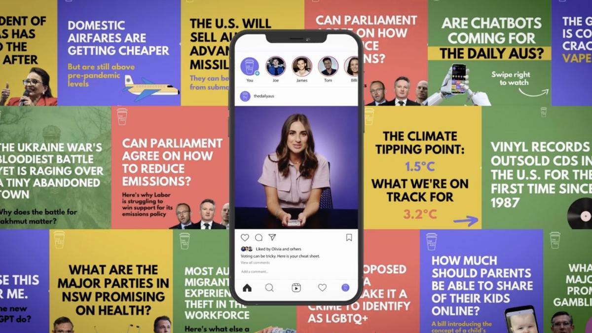 ‘The Daily Aus’, un ejemplo de inciativa periodista que se distribuye a través de redes sociales.