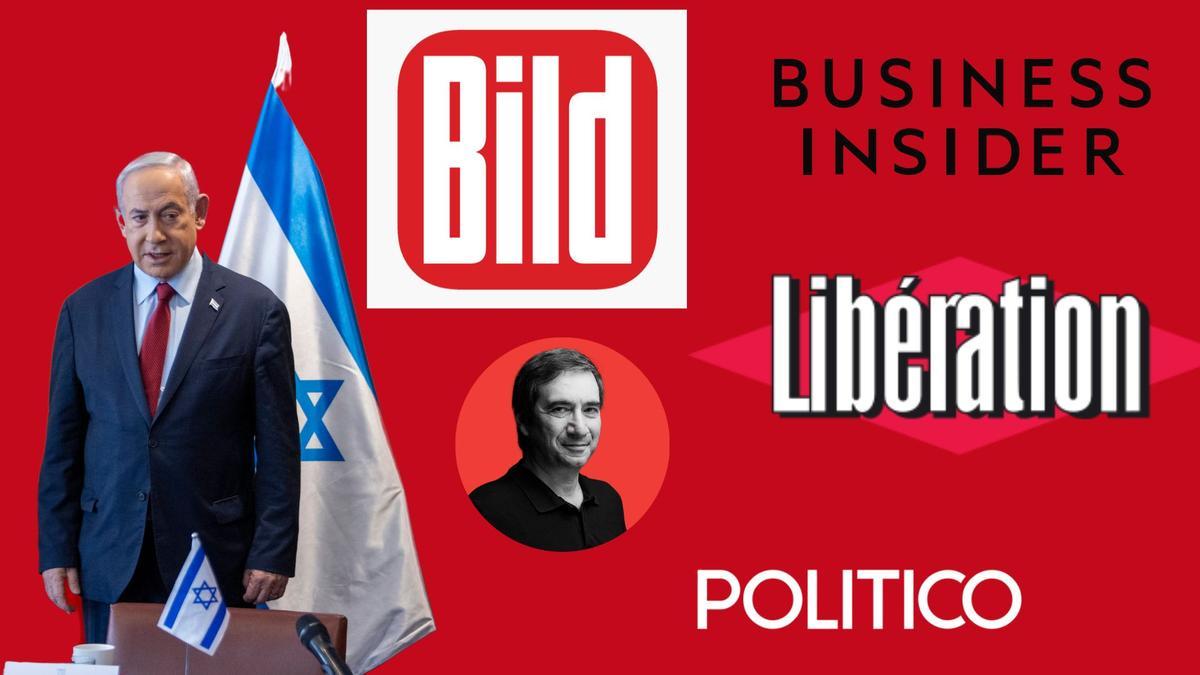 Banderas en las sedes y exespías en la dirección: la mano de Israel en los medios europeos más influyentes