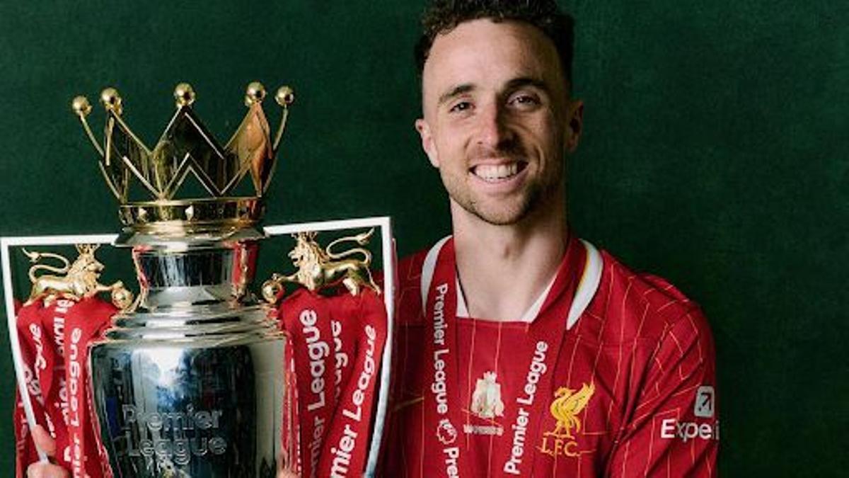 El futbpolista del liverpool Diogo Jota