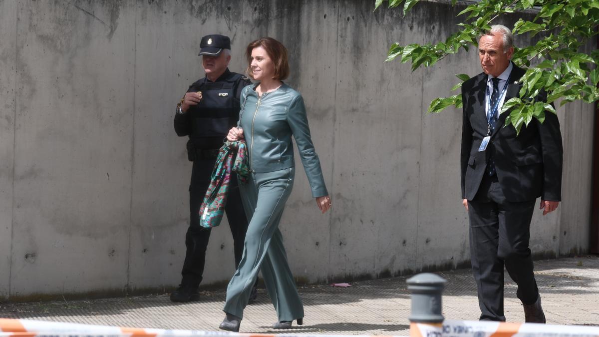 Cospedal niega el contenido de los audios en los que pidió a Villarejo que parara los 'papeles de Bárcenas'