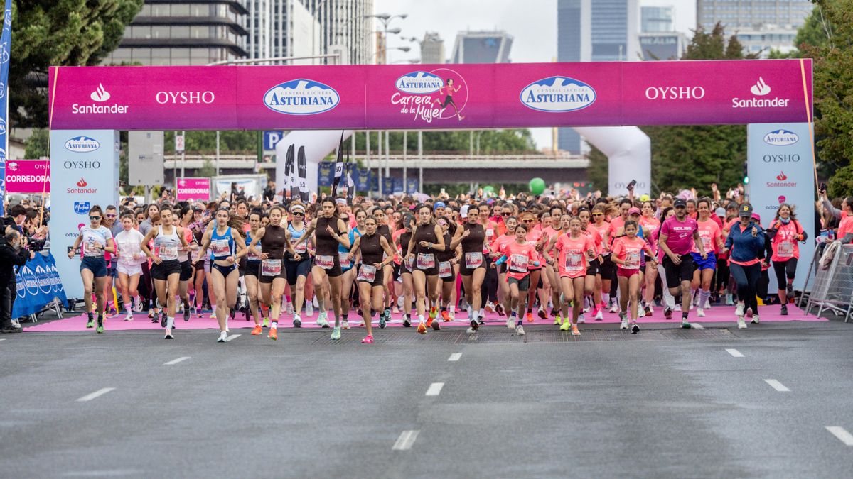 Imagen de la Carrera de la Mujer en Madrid.