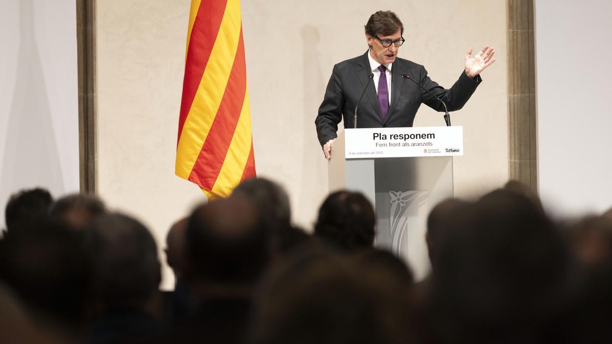 Illa, durante un acto sobre la estrategia de internacionalización de la economía catalana.