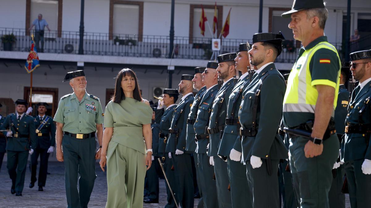 Mercedes González en la toma de posesión del nuevo jefe de la Guardia Civil en la Comunidad de Madrid.
