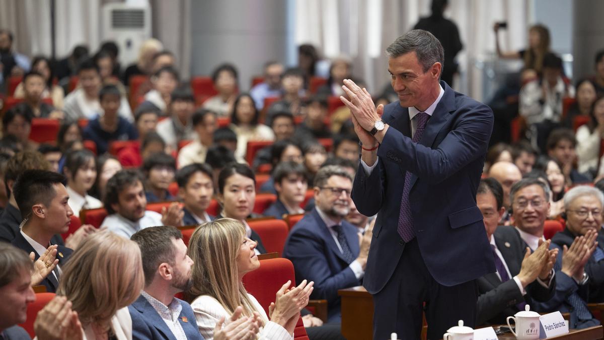Sánchez pide a China una mayor implicación para que cesen guerras como la de Irán