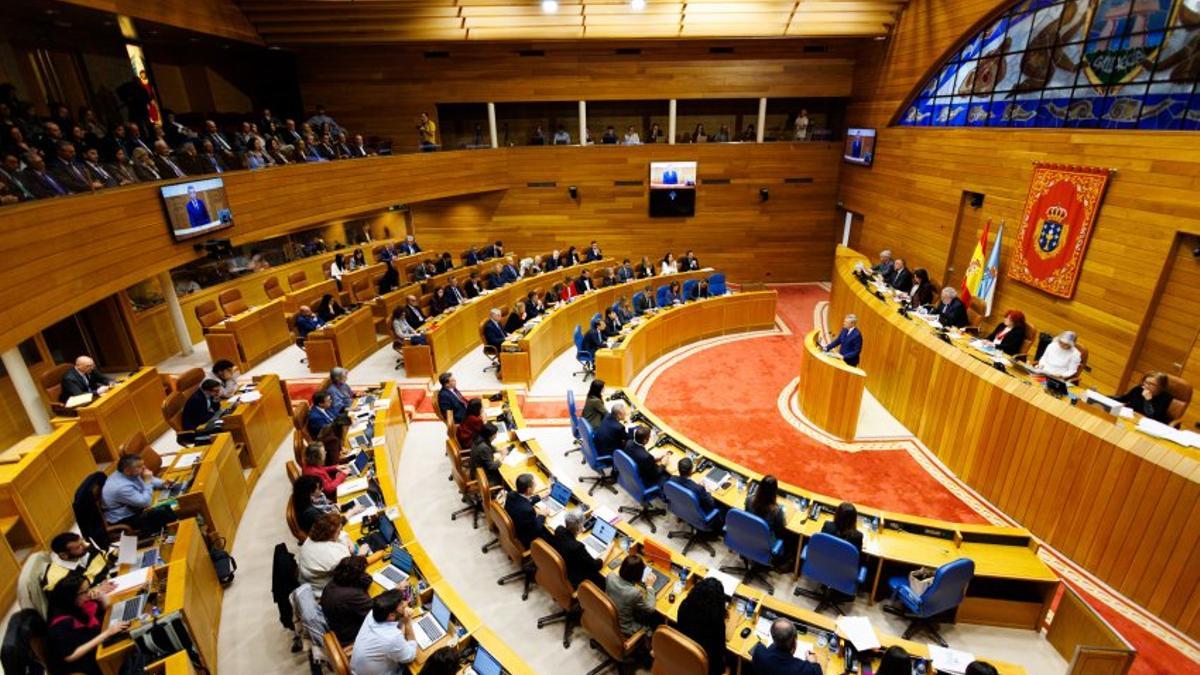 Jornada inicial del debate de política general 2026 en la Xunta de Galicia.