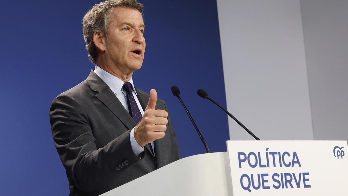 Feijóo anuncia por enésima vez el apocalipsis y amaga con otra moción de censura abocada al fracaso