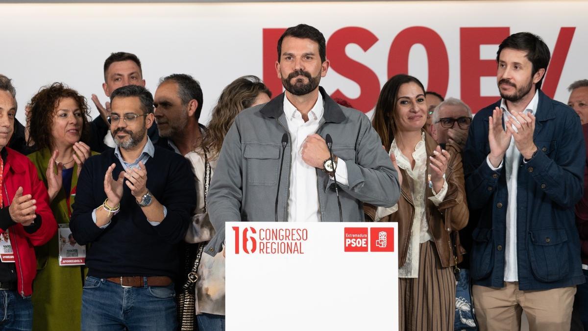 Álvaro Sánchez Cotrina, nuevo líder del PSOE en Extremadura.
