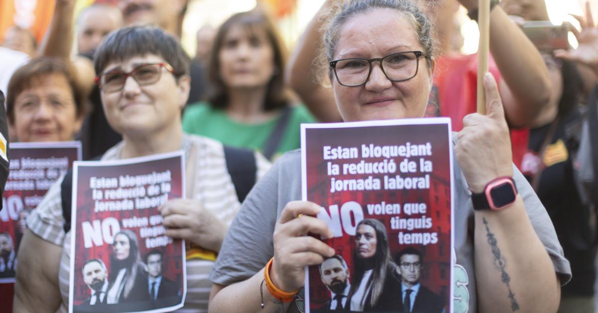 CCOO y UGT critican a PP, Vox y Junts por su 'no' a la reducción de jornada: "Han comprado los argumentos de la patronal"