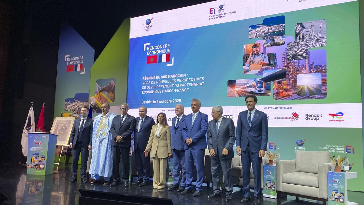 La patronal francesa y la marroquí, reunidas en Dajla, en el territorio ocupado del Sáhara Occidental.