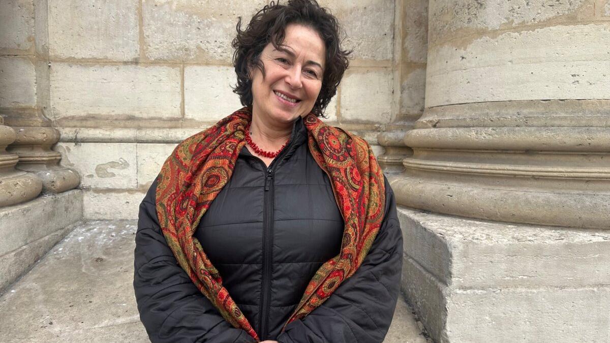 Pinar Selek en París, lunes 16 de febrero de 2026.