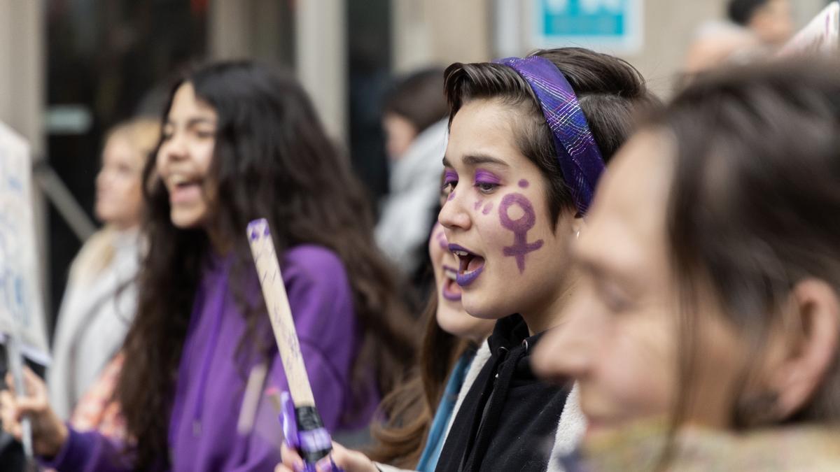 Manifestación 8M en Vigo.