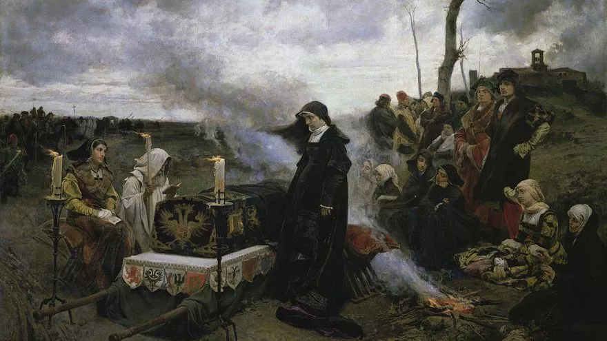 'Doña Juana la Loca' (1877), de Francisco Pradilla y Ortiz.