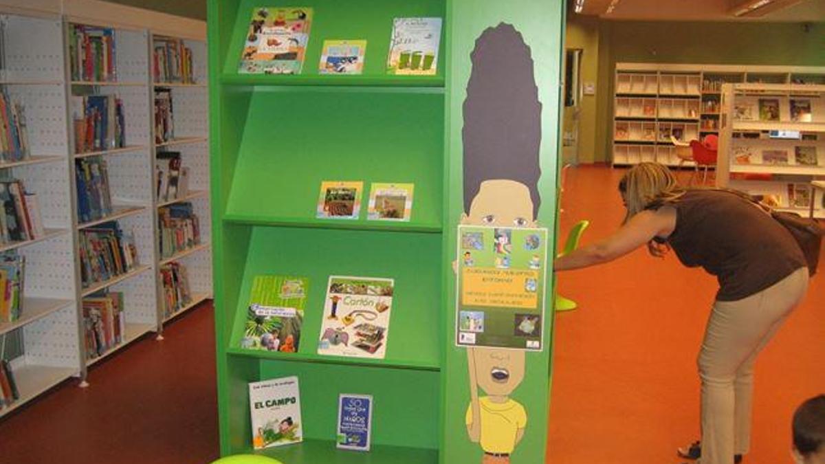 Una biblioteca pública en Castilla-La Mancha.