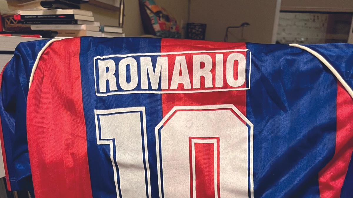 Camiseta del Barça de Romàrio.