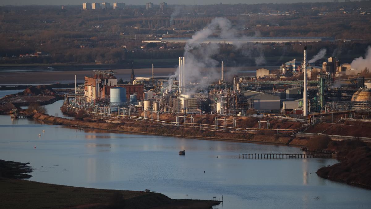 Planta química de Weston Point en Runcorn, Gran Bretaña.